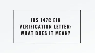 IRS 147C EIN Verification Letter What Does It Mean