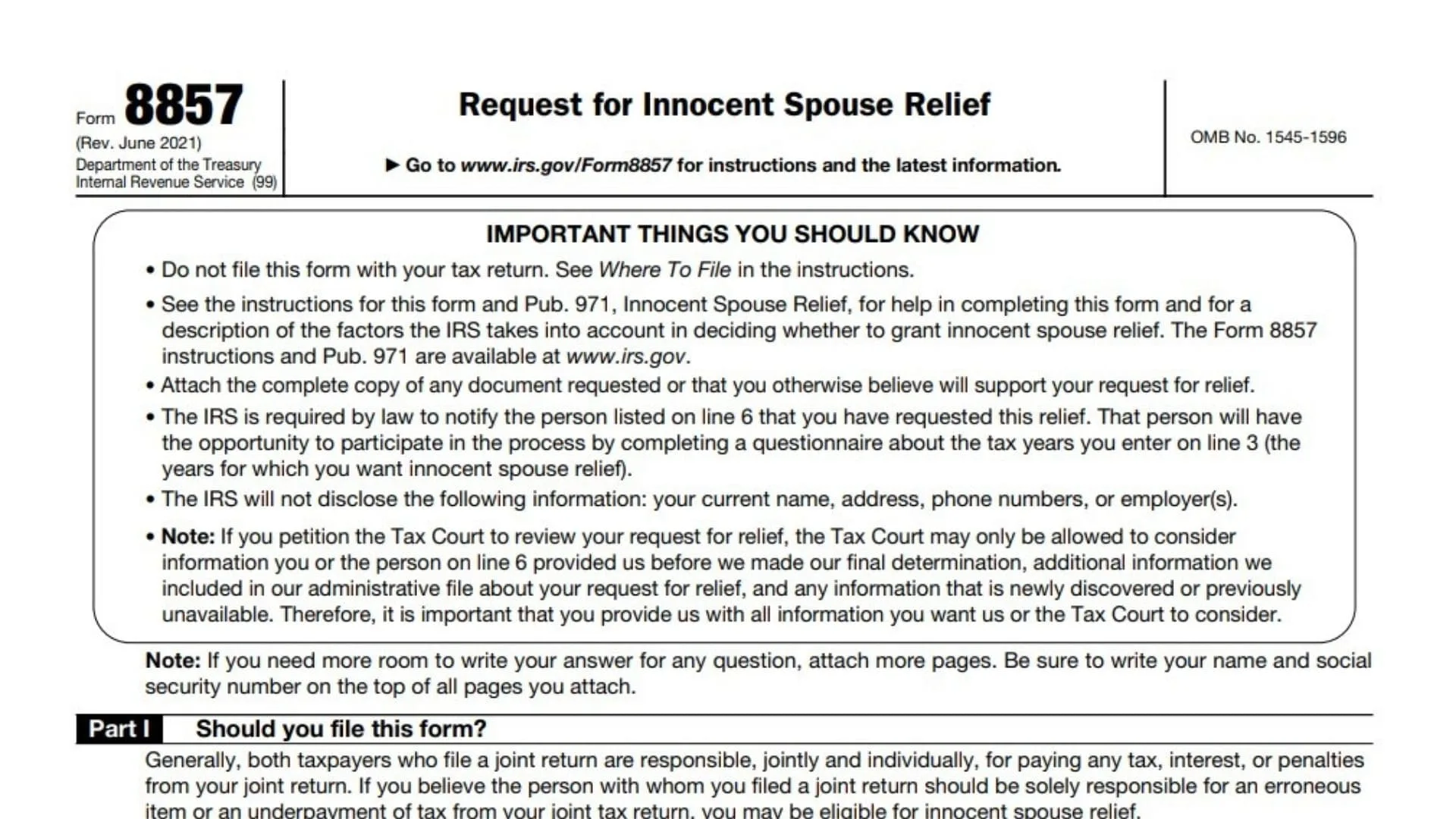 Form 8857 Preliminary Determination: What It Is, How It Works, and What to Expect 1 Form 8857 Preliminary Determination What It Is, How It Works, and What to Expect