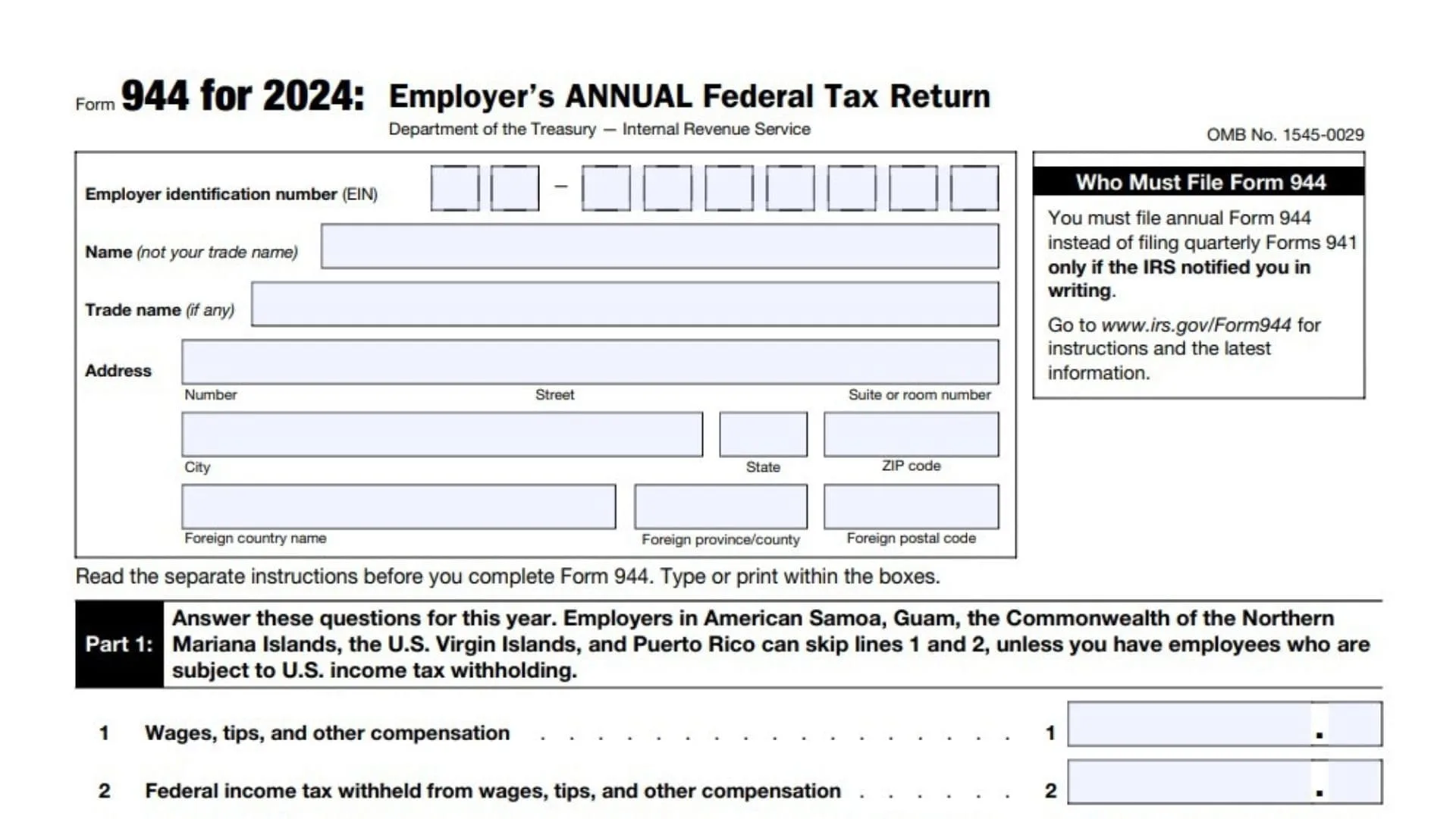Tax Form 944 Not Filing Penalty Amount If There Is No Income At All What You Need To Know