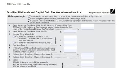 Qualified Dividends and Capital Gain Tax Worksheet 18 Qualified Dividends and Capital Gain Tax Worksheet