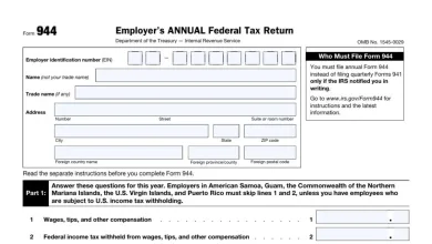 Form 944 Mailing Address 29 Form 944 Mailing Address