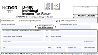 Form D-400 33 Form D-400