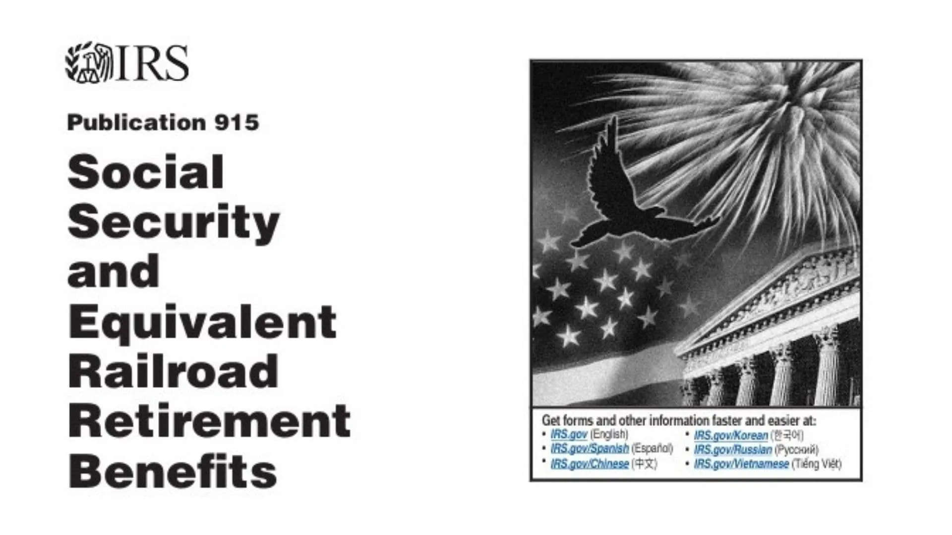 IRS Publication 915 1 IRS Publication 915