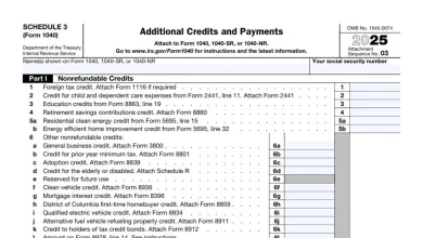 Schedule 3 (Form 1040) Instructions 18 Schedule 3 (Form 1040) Instructions
