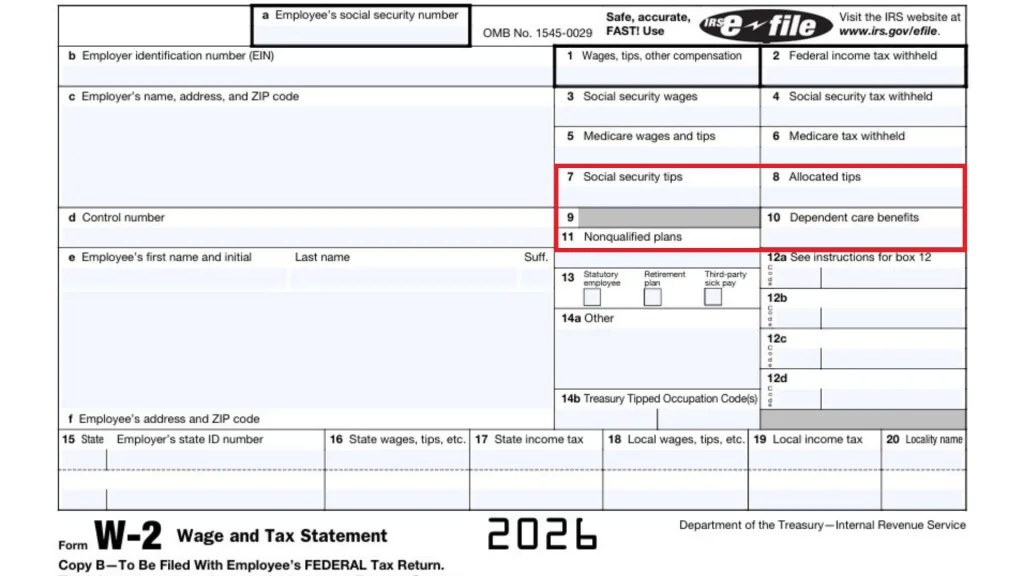 W-2 Explanation: How To Read Your Wage And Tax Statement Like A Pro 4 Box 7 Through Box 11 (Tips And Certain Benefit Items)