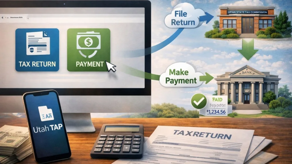 How To Use Utah Taxpayer Access Point (TAP) 2 Filing Returns And Making Online Payments