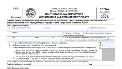 Form SC W-4 18 Form SC W-4