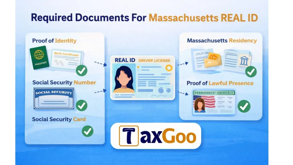 Massachusetts Real ID Requirements 2 Required Documents For Massachusetts REAL ID