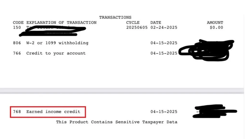 IRS Transcript Code 768: What It Means 2 Where To Find Code 768 On Your Transcript
