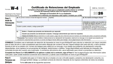 Form W-4 Spanish Instructions 20 Form W-4 Spanish Instructions