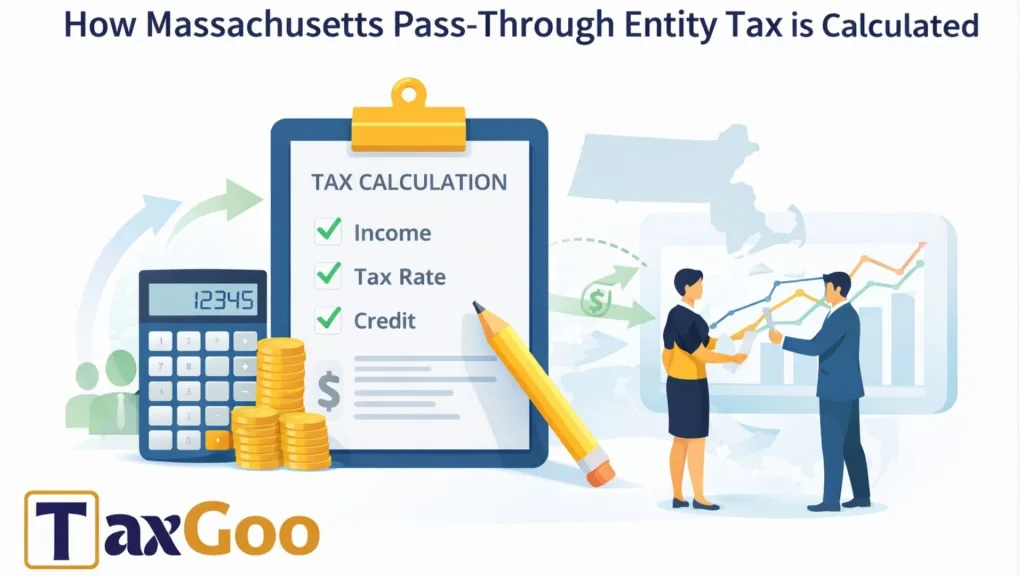 Massachusetts Pass-Through Entity Tax 2 How Massachusetts Pass-Through Entity Tax is Calculated