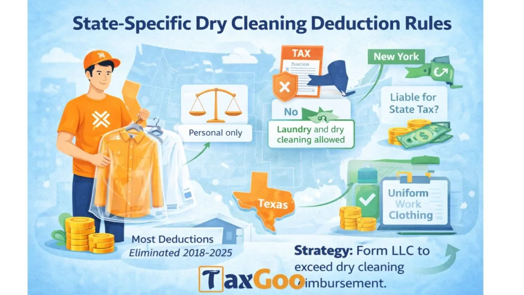 Dry Cleaning Expenses: Tax Deductible or Not? – Full Guide 3 State Specific Dry Cleaning Deduction Rules
