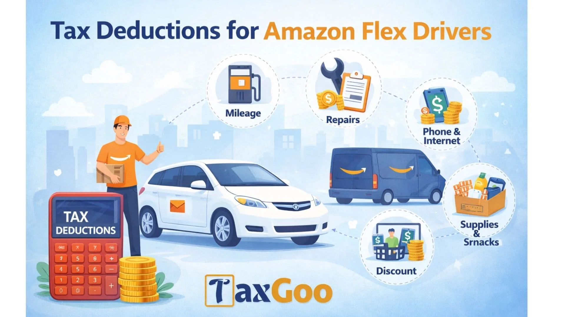 Tax Deductions for Amazon Flex Drivers 1 Tax Deductions for Amazon Flex Drivers