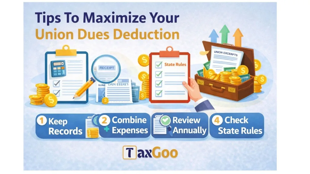 Union Dues Tax Write-Off: Eligibility and Filing Guide 2 Tips To Maximize Your Union Dues Deduction