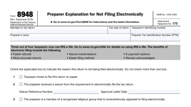 Form 8948 Instructions 19 Form 8948 Instructions