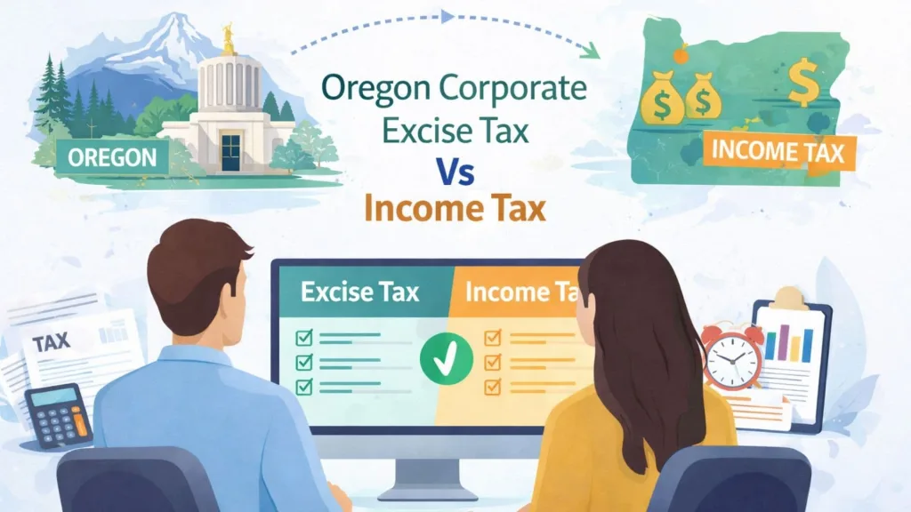 Oregon Corporate Income Tax 2 Oregon Corporate Excise Tax Vs Income Tax