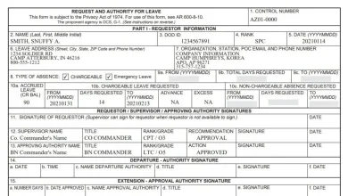 DA Form 31 20 DA Form 31