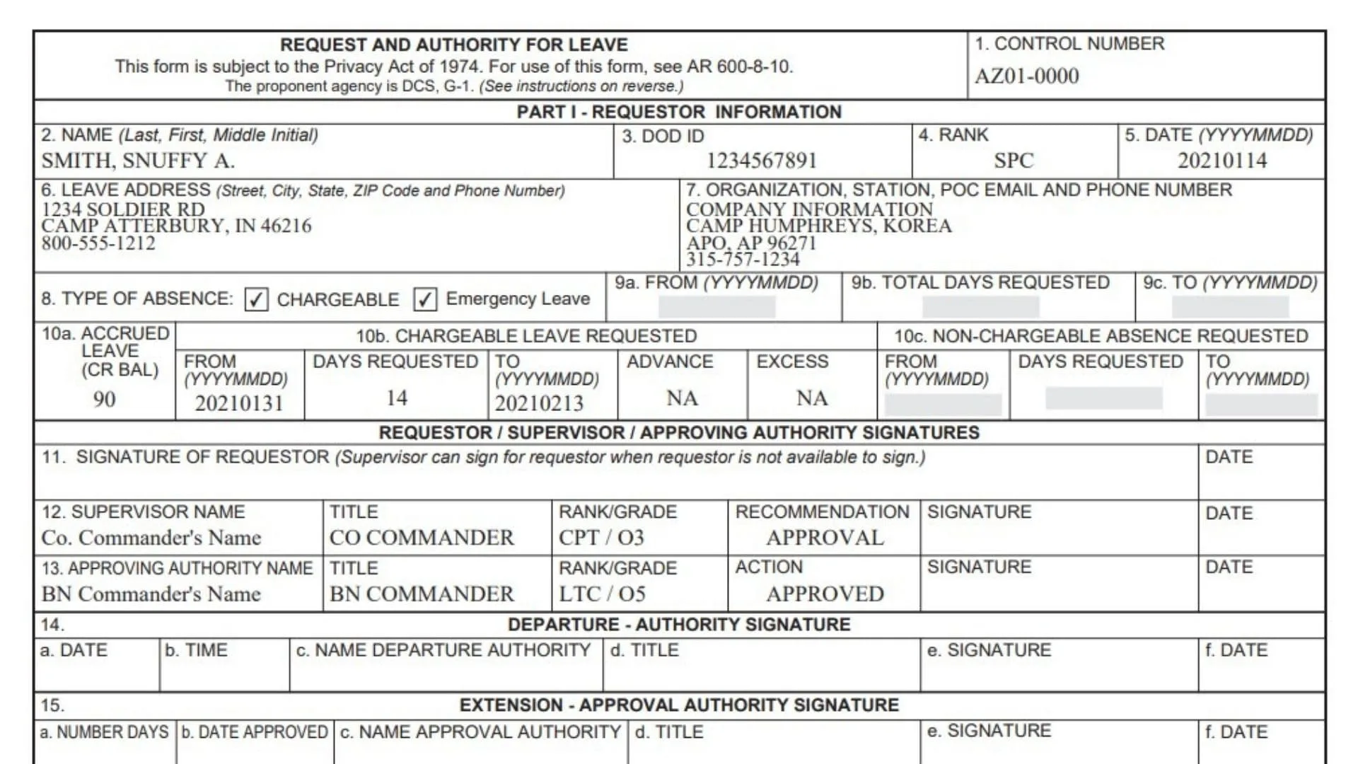 DA Form 31 1 DA Form 31