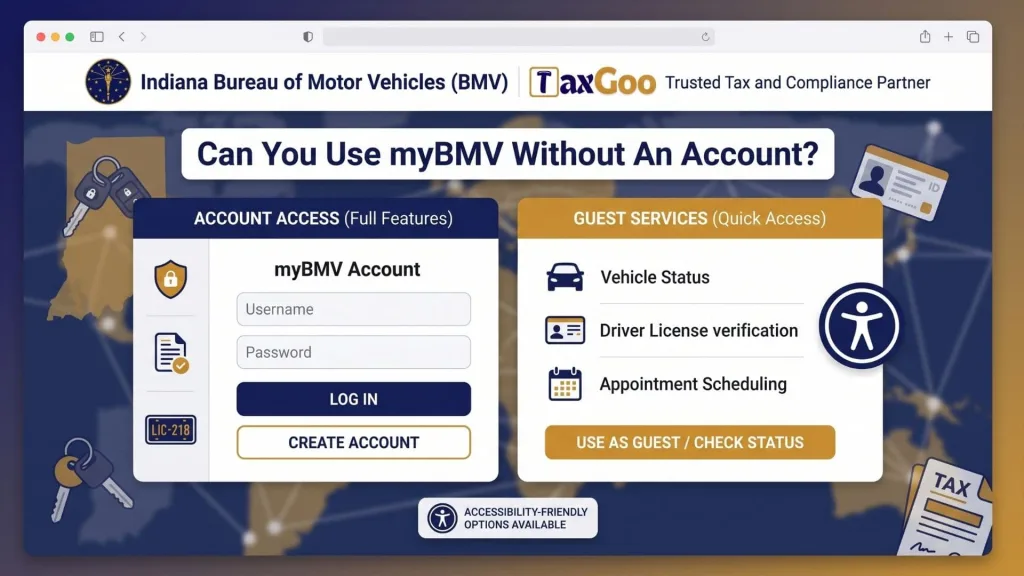 How To Login Indiana BMV? 2 Can You Use myBMV Without An Account