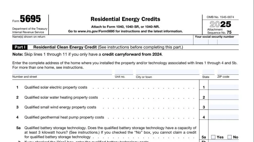 IRS Form 5695 And Cash App Taxes: How To Claim Energy Tax Credits 2 Steps To Claim Energy Tax Credits Using Cash App Taxes
