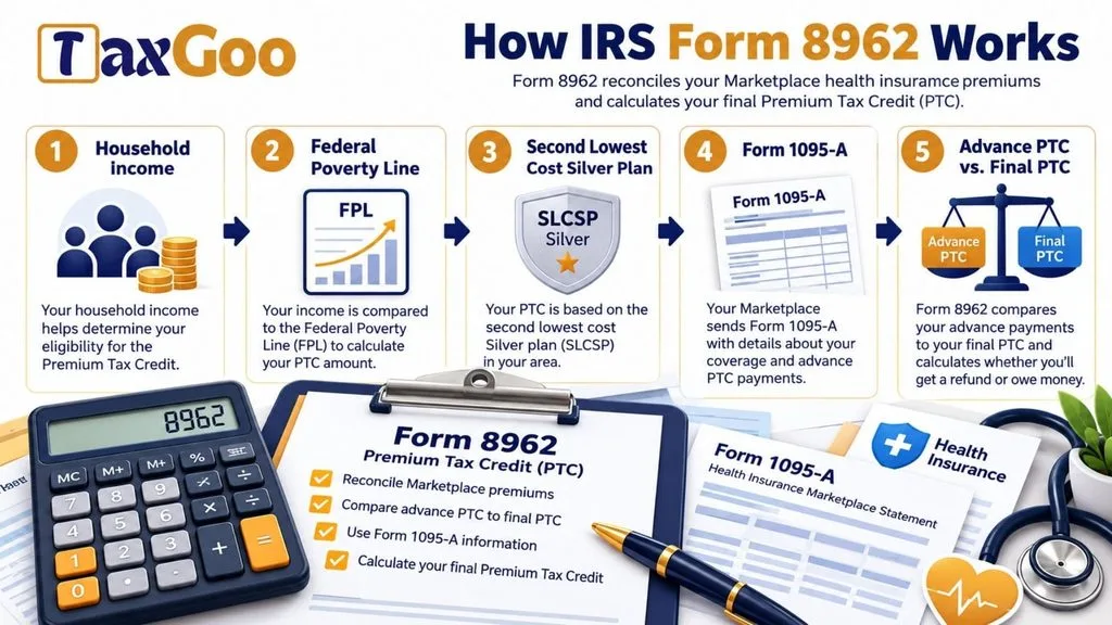 8962 Form Instructions 2 How To Complete Form 8962
