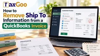 How to Remove Ship To Information from a QuickBooks Invoice 20 How to Remove Ship To Information from a QuickBooks Invoice